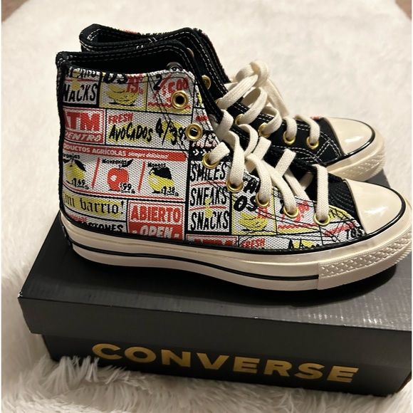 Converse Chuck 70 mi gente’ High Top Skate Sneakers - Picture 4 of 17